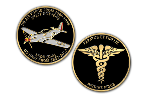 Helping a United States Air Force Sergeant Create the Perfect Retirement Ceremony Challenge Coin