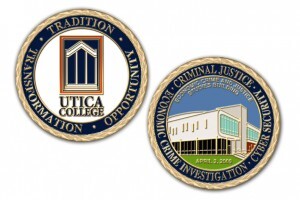 Challenge Coins Plus Delivers a Winning Challenge Coin to Utica College