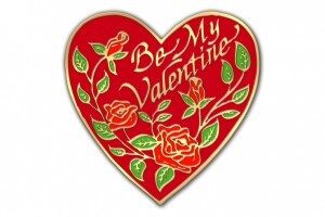 Custom Valentine’s Day Lapel Pins for Family and Friends