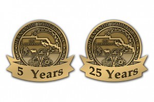 Starting 2011 with Years of Service Lapel Pins for Your Business