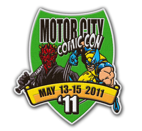 Motor City Comic Con Custom Embroidered Patches