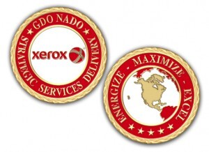 Xerox Company Creates Custom Challenge Coin With Global Message