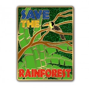 May is Rainforest Awareness Month, Order Custom Lapel Pins for Your Cause