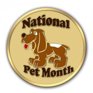 Promote National Pet Month with Custom Lapel Pins