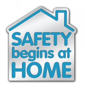 National Safe at Home Week Lapel Pins Saves Lives