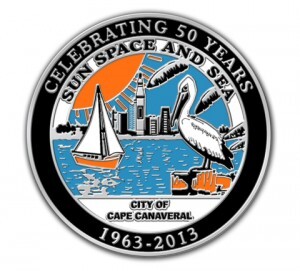 Cape Canaveral Florida Lapel Pins Made to Celebrate 50 Years