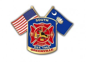 Fire Department Lapel Pins Show Off Pride for State and Country