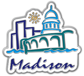 Madison, Wisconsin Lapel Pins Highlight the State’s Capital City