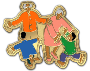 National Grandparent’s Day Lapel Pins Celebrate Generations of Love