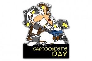 Cartoonists Day Lapel Pins