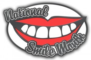 National Smile Month Lapel Pins for Your Dentist or Orthodontics Office