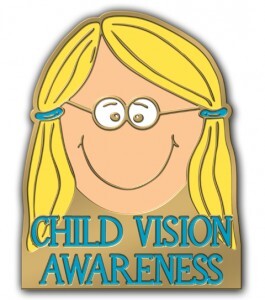 Child Vision Awareness Month Lapel Pins