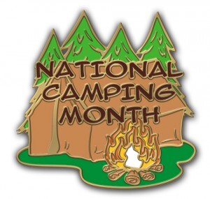 Create Custom Lapel Pins for National Camping Month