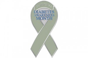 Custom National Diabetes Month Awareness Lapel Pins