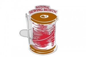 National Sewing Month Custom Lapel Pins