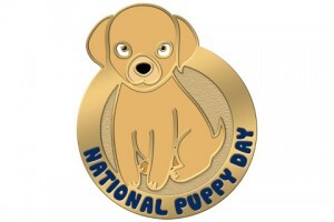 National Puppy Day Custom Lapel Pins