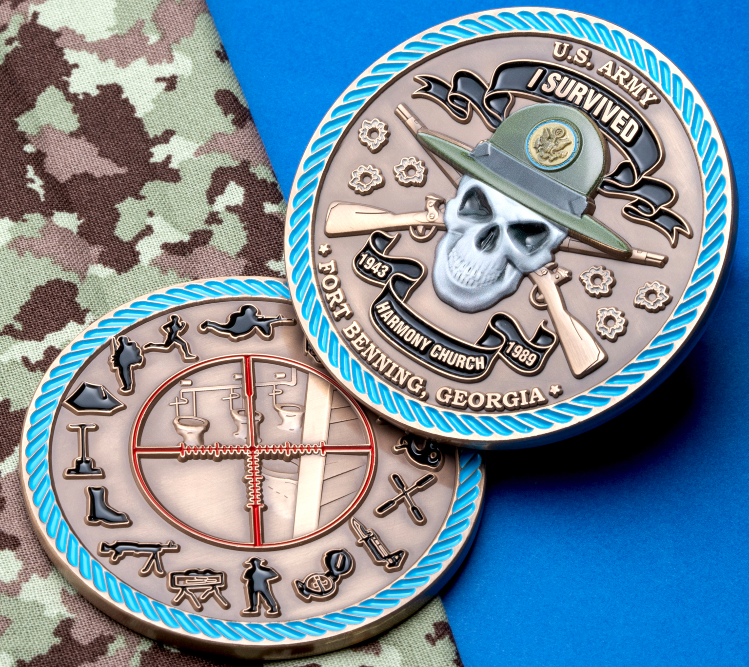 Challenge Coins - Soft Enamel On Both Sides