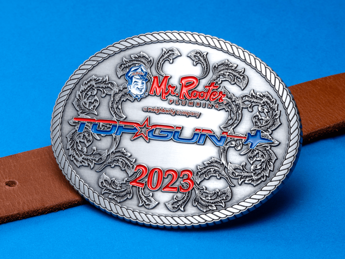 Custom Western Belt Buckles - Trophy & Rodeo Buckles – Lapel Pins Plus