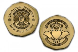 Challenge Coins for Police Pipes and Drums