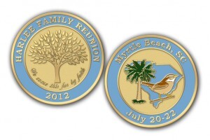 Family Reunion Challenge Coins Remind Recipients of Fond Times