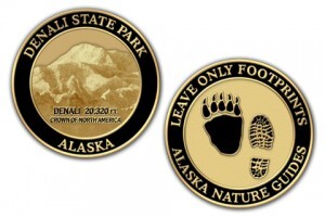 Memorabilia Challenge Coins Handed Out By Alaska Nature Guides