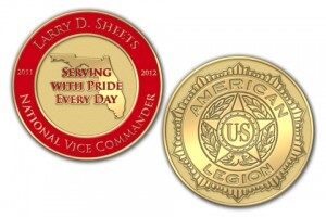 American Legion Challenge Coins Honor Supporters