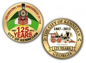 Cities Like Kennesaw, Georgia Celebrate with Custom Challenge Coins