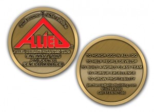 Custom Challenge Coins Play a Key Role in Establishing a Team Philosophy in the Workplace