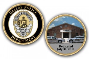 Dallas Police Department Uses Challenge Coins to Dedicate Headquarters