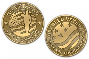 Disabled Veterans National Foundation Has Challenge Coins Made to Honor Its Members