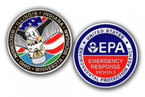 EPA Challenge Coins Use Vibrant Colors to Catch Your Eye