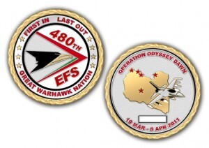 Fighter Squadron Challenge Coins