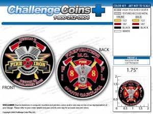 Fire & Iron Challenge Coins