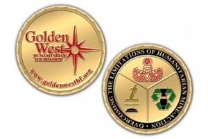 Golden West Humanitarian Foundation Commissions Custom Challenge Coin to Help with Fundraising