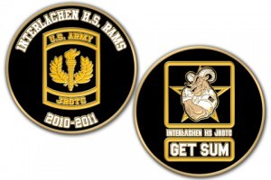 Graduation Challenge Coins for JROTC