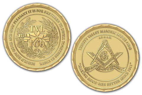 Masonic Challenge Coins Are a Great Way to Bond Lodge Members