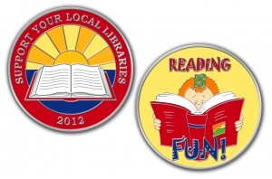 National Library Week Challenge Coins