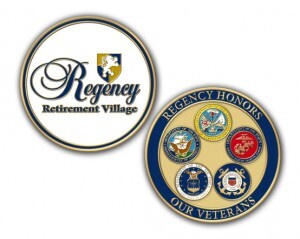 Retirement Community Honors Its Veteran Residents with a Custom Challenge Coin