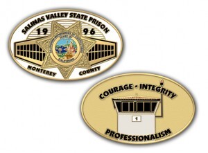 State Prison Challenge Coins