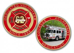 Volunteer Firefighter Challenge Coins Honor These Selfless Heroes