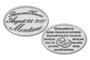 Wedding Vow Challenge Coins Make the Perfect Wedding Reception Gift