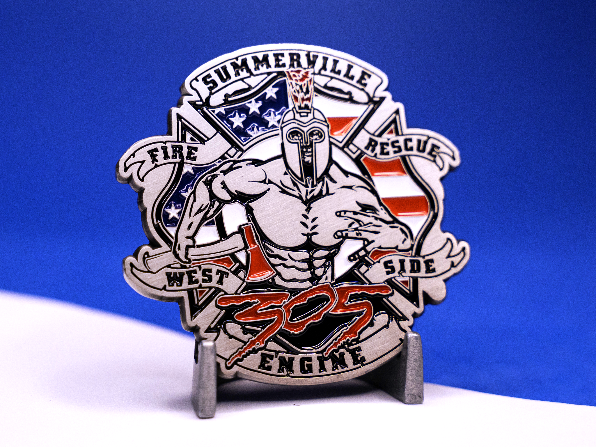 Firefighter Challenge Coins