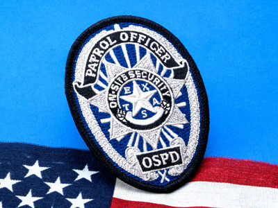 100% embroidery patch