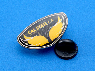 Offset printed Cal State LA lapel pin