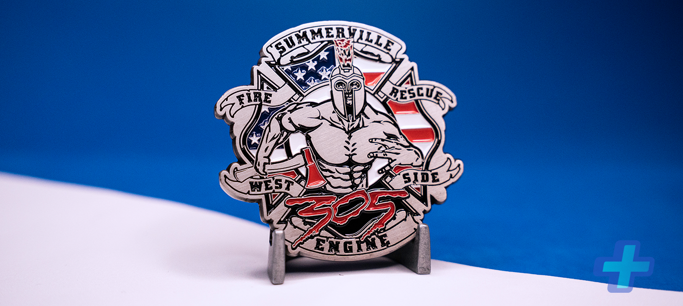 305 engine firefighter coins